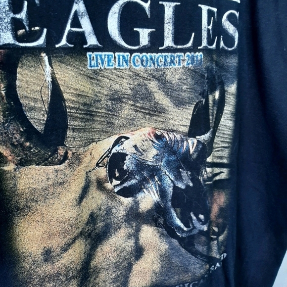Eagles "History of the Eagles" Black Graphic Short Sleeve Tee - Picture 2 of 6